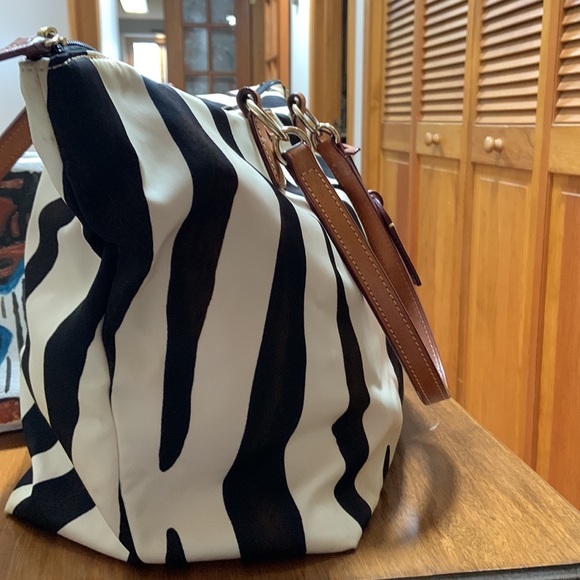 Dooney & Bourke Vintage Zebra Tote - Picture 4 of 10